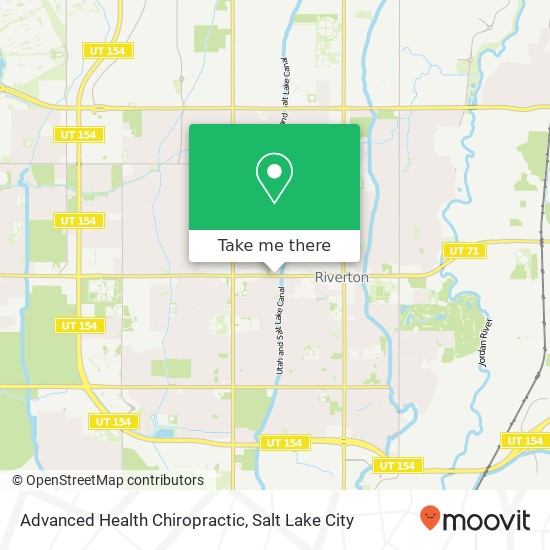 Advanced Health Chiropractic map