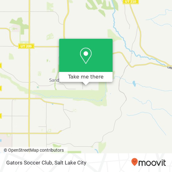 Gators Soccer Club map