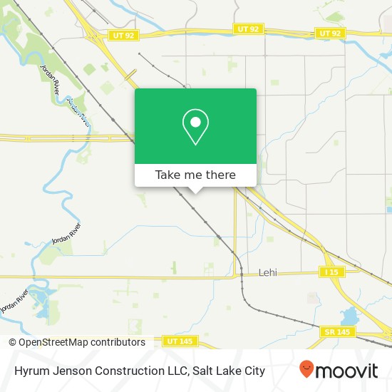 Mapa de Hyrum Jenson Construction LLC