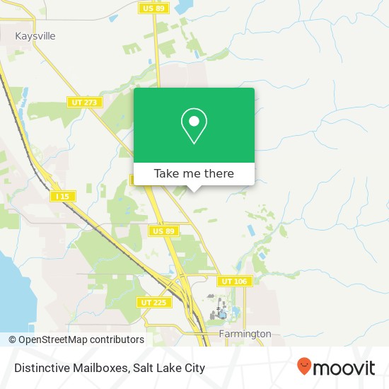 Distinctive Mailboxes map