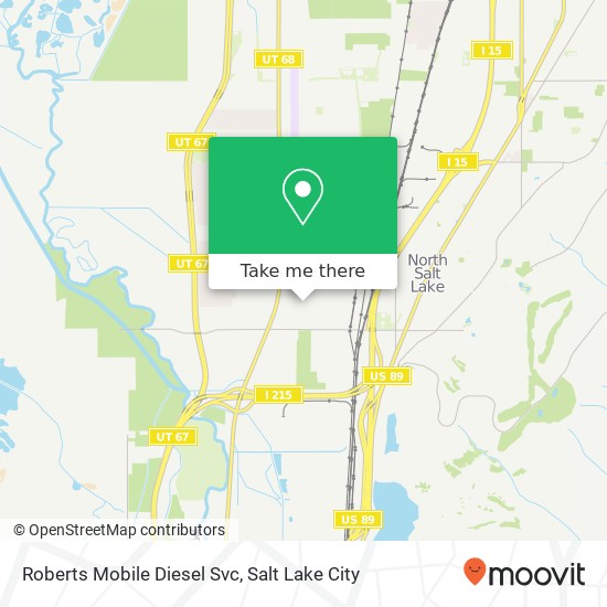 Mapa de Roberts Mobile Diesel Svc