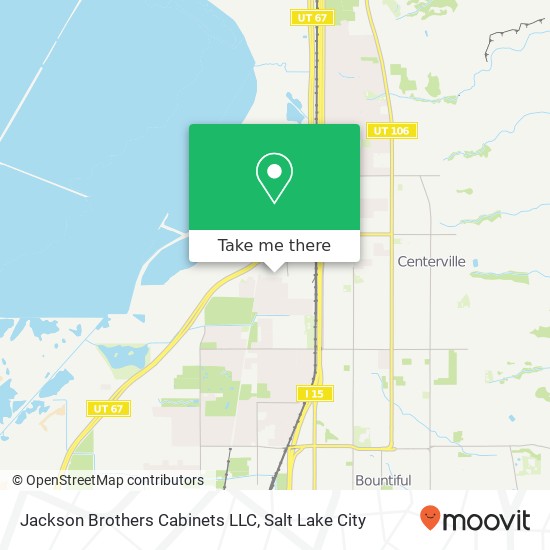 Mapa de Jackson Brothers Cabinets LLC