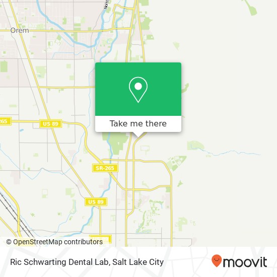 Mapa de Ric Schwarting Dental Lab