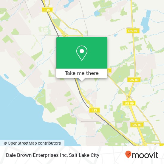 Dale Brown Enterprises Inc map