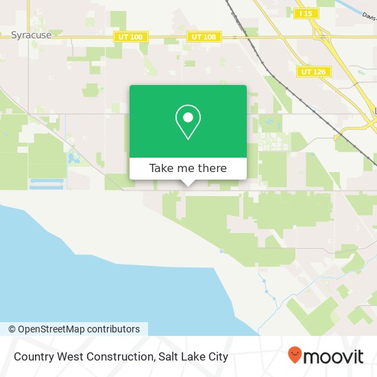 Country West Construction map
