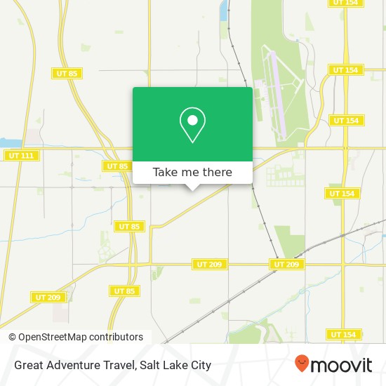 Mapa de Great Adventure Travel