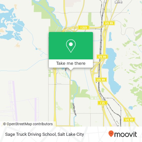 Sage Truck Driving School map