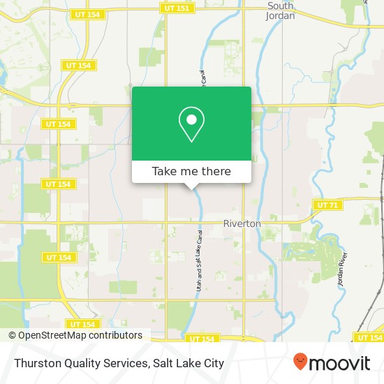 Mapa de Thurston Quality Services