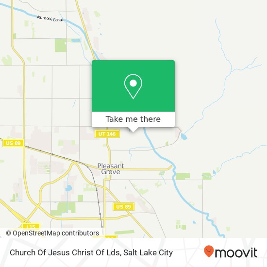 Mapa de Church Of Jesus Christ Of Lds