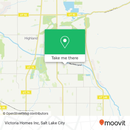 Victoria Homes Inc map