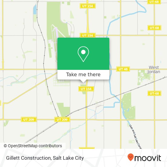 Mapa de Gillett Construction