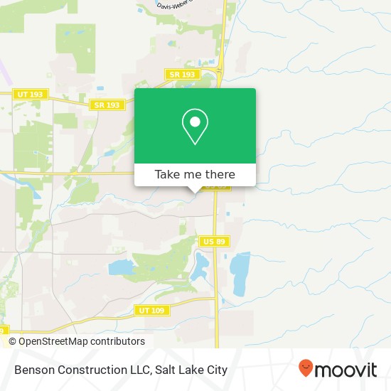 Benson Construction LLC map