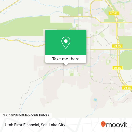 Mapa de Utah First Financial