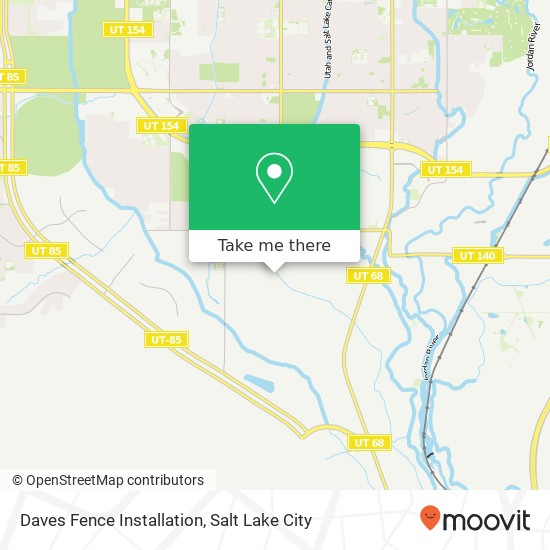 Daves Fence Installation map