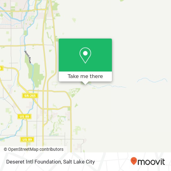 Mapa de Deseret Intl Foundation