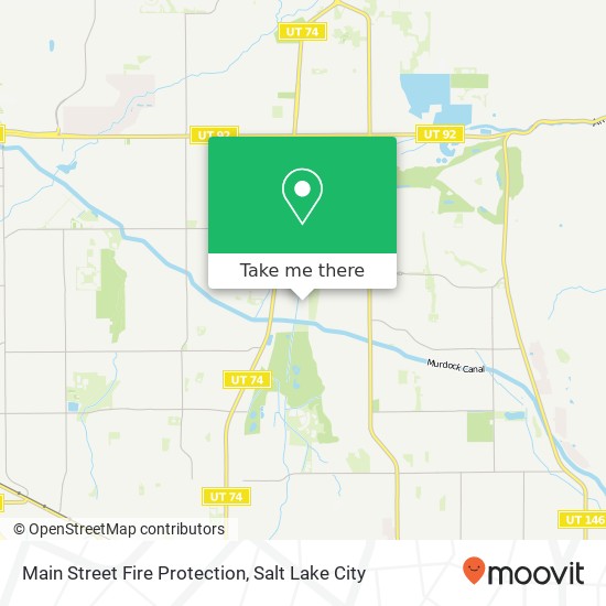 Main Street Fire Protection map