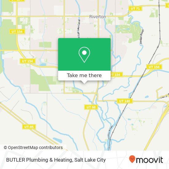 Mapa de BUTLER Plumbing & Heating