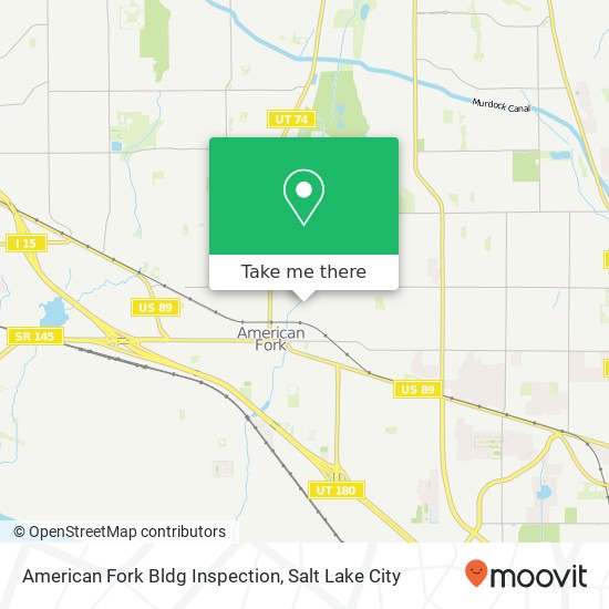 Mapa de American Fork Bldg Inspection