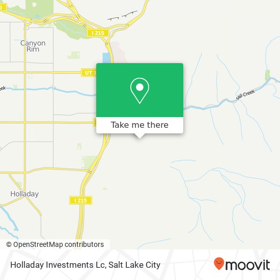 Holladay Investments Lc map