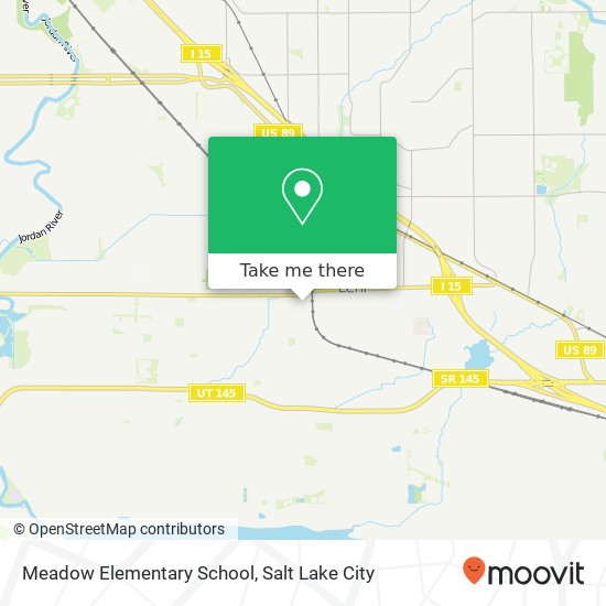 Mapa de Meadow Elementary School