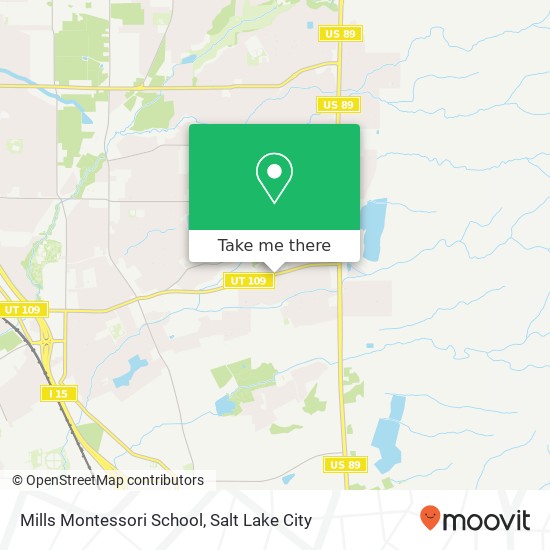 Mapa de Mills Montessori School