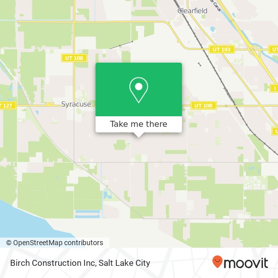 Mapa de Birch Construction Inc