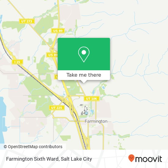 Mapa de Farmington Sixth Ward