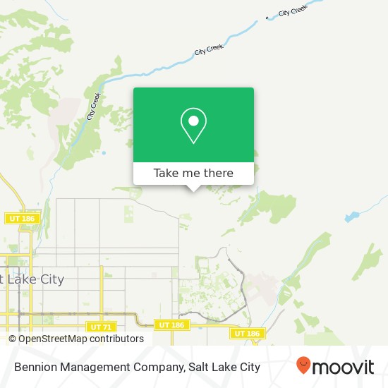 Mapa de Bennion Management Company