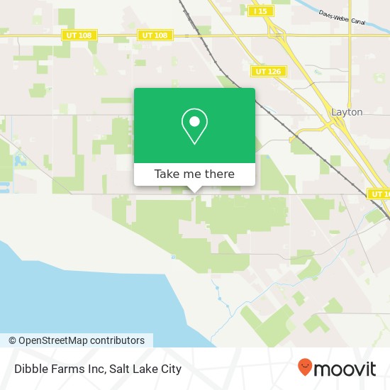 Dibble Farms Inc map