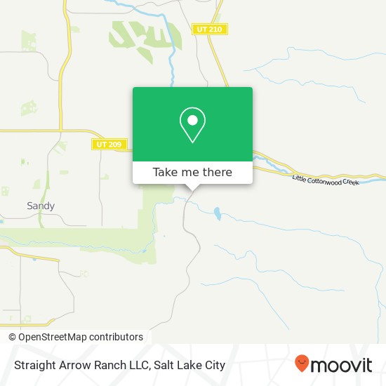 Straight Arrow Ranch LLC map