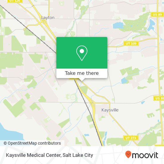 Mapa de Kaysville Medical Center