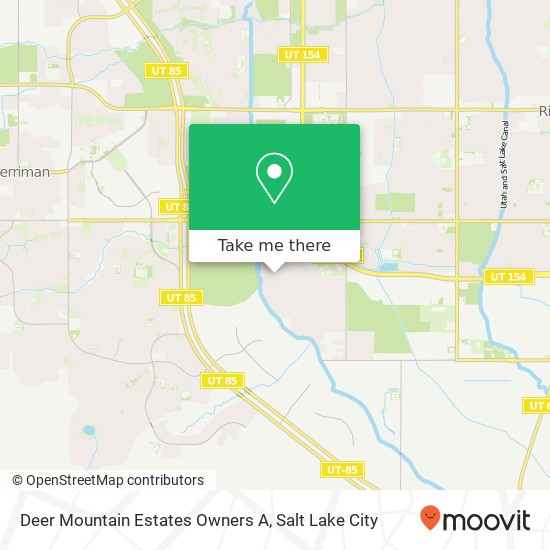 Mapa de Deer Mountain Estates Owners A