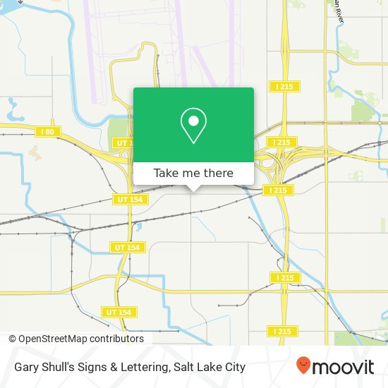 Gary Shull's Signs & Lettering map