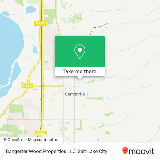 Mapa de Bangerter Wood Properties LLC