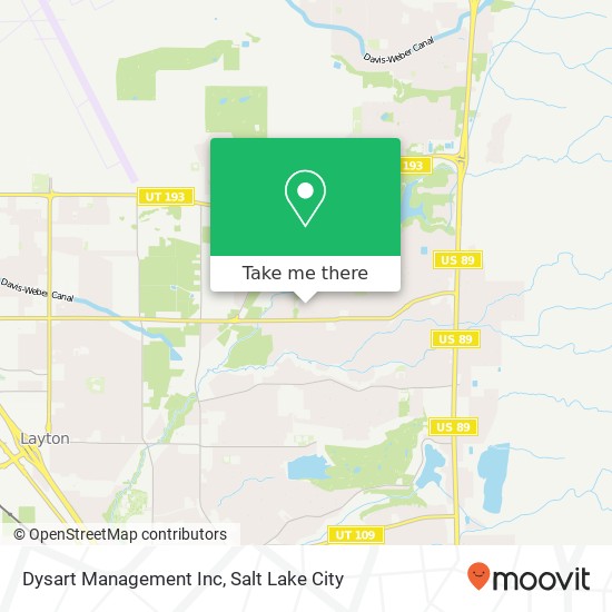 Dysart Management Inc map