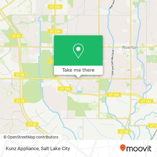 Kunz Appliance map