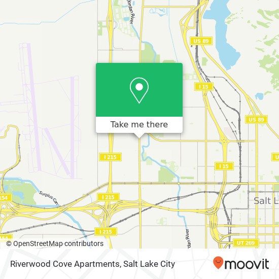 Riverwood Cove Apartments map