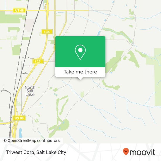 Mapa de Triwest Corp