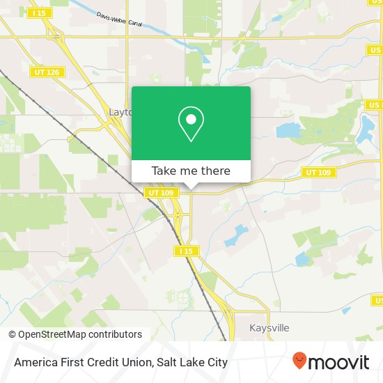 Mapa de America First Credit Union