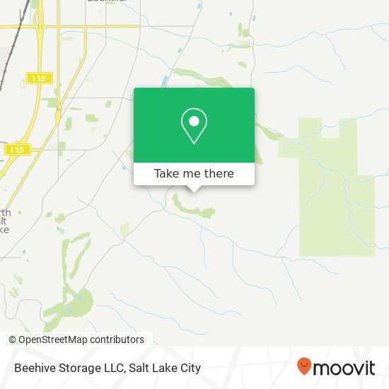 Mapa de Beehive Storage LLC