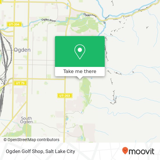 Mapa de Ogden Golf Shop