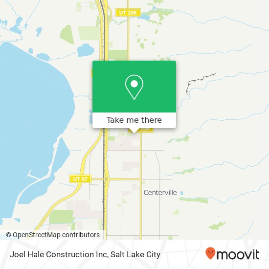 Joel Hale Construction Inc map