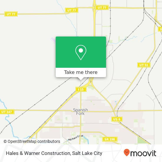 Hales & Warner Construction map