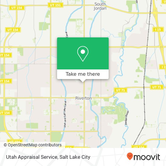 Utah Appraisal Service map