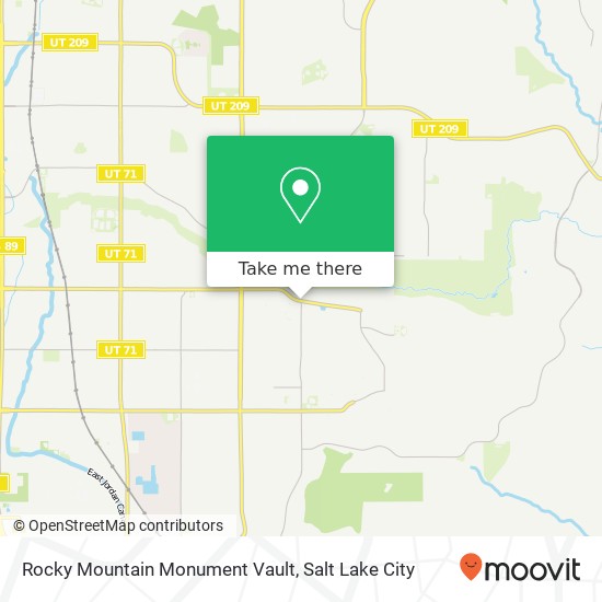 Rocky Mountain Monument Vault map