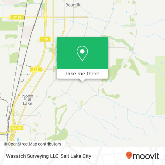 Wasatch Surveying LLC map