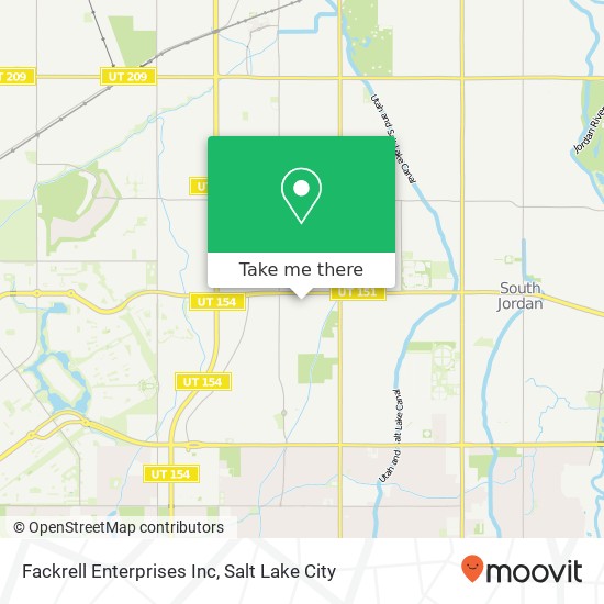 Fackrell Enterprises Inc map