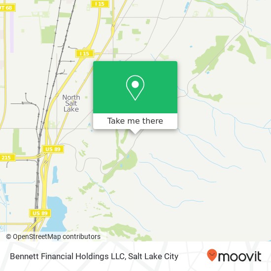 Bennett Financial Holdings LLC map