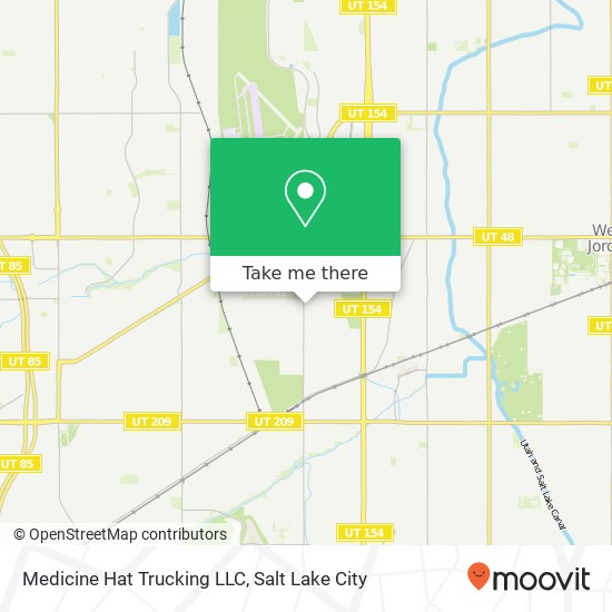 Mapa de Medicine Hat Trucking LLC