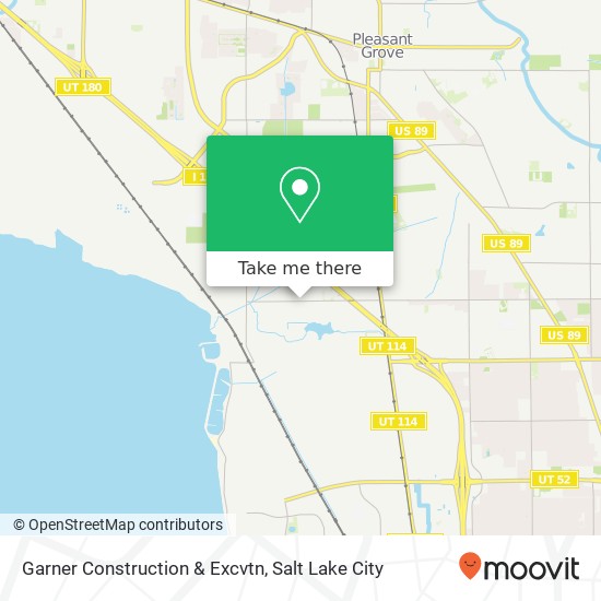 Garner Construction & Excvtn map